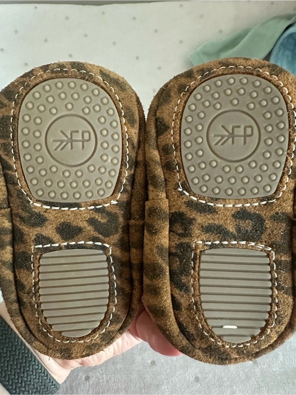 Freshly Picked Leopard Print Soft Moccasin, Baby Shoes Size 3